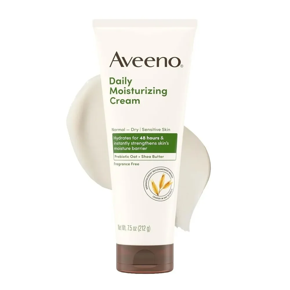 Aveeno DAILY MOISTURIZING CREAM Normal-Dry Sensitive Skin, 7.5 oz